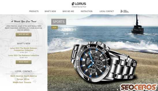 loruswatches.com desktop náhled obrázku