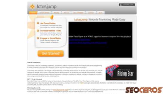lotusjump.com desktop förhandsvisning