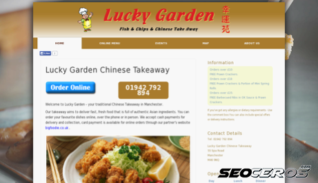 luckygarden.co.uk desktop Vista previa
