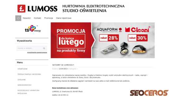 lumoss.pl desktop förhandsvisning