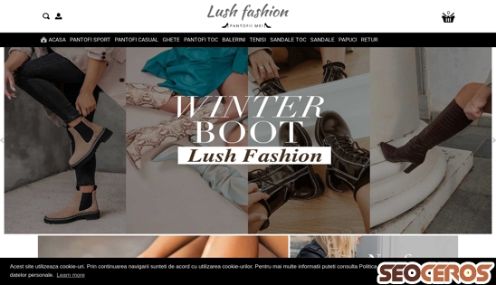 lush-fashion.ro desktop previzualizare