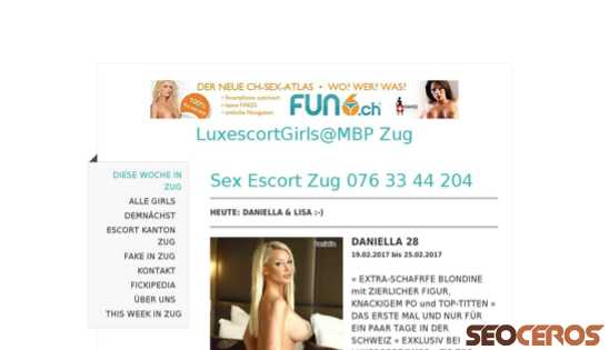 luxescort.ch desktop előnézeti kép