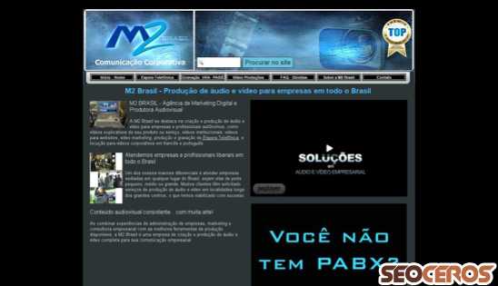 m2brasil.com.br desktop előnézeti kép