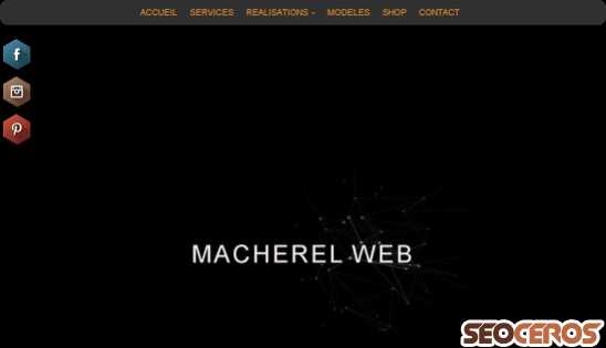 macherel-web.com desktop förhandsvisning