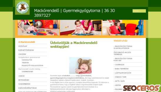 mackorendelo.hu desktop preview