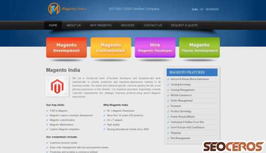 magentoindia.com desktop náhľad obrázku