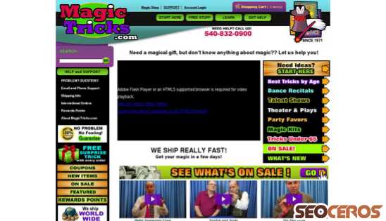 magictricks.com desktop Vista previa