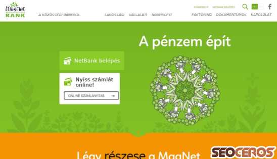 magnetbank.hu desktop náhled obrázku