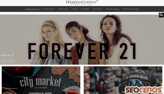 magnocentro26.mx/tiendas desktop náhled obrázku
