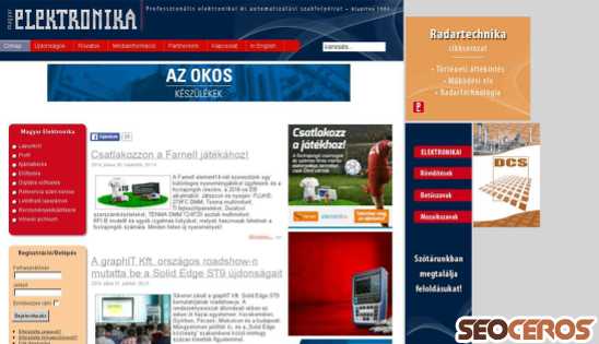 magyar-elektronika.hu desktop előnézeti kép