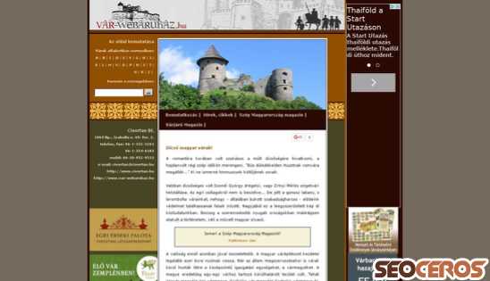 magyar-varak.hu desktop náhľad obrázku