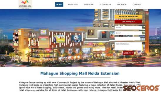 mahagunmall.org.in desktop náhled obrázku