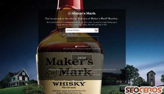 makersmark.com desktop förhandsvisning