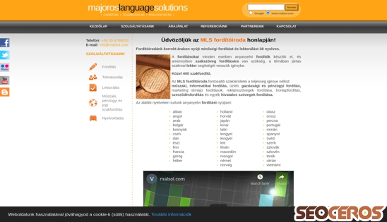 malsol.com desktop előnézeti kép