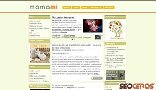mamami.hu desktop előnézeti kép