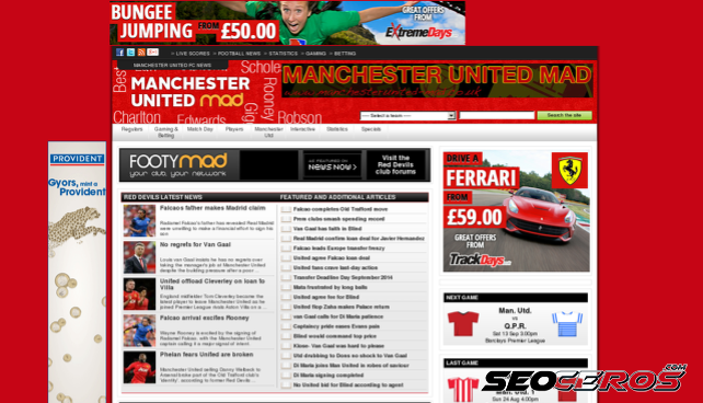 manchesterunited-mad.co.uk desktop preview