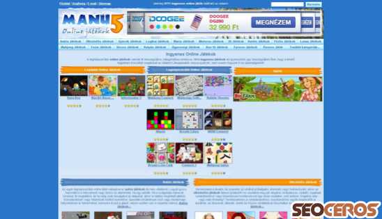 manu5.hu desktop előnézeti kép