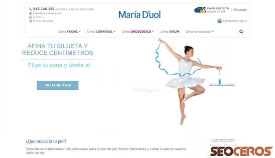 mariaduol.com desktop preview