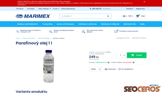 marimex.cz/parafinovy-olej-1-l desktop obraz podglądowy