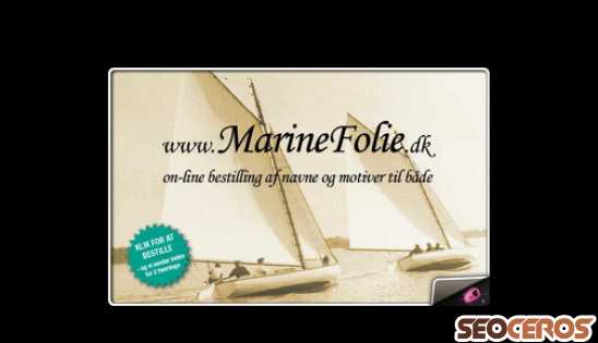 marinefolie.dk desktop náhľad obrázku