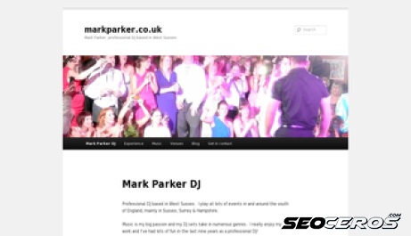 markparker.co.uk desktop Vista previa