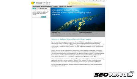 martelec.co.uk desktop náhled obrázku
