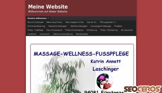 massage-wellness-laschinger.de desktop prikaz slike