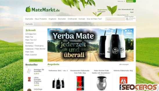 matemarkt.de desktop preview