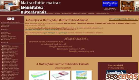 matracfutar.hu desktop náhľad obrázku