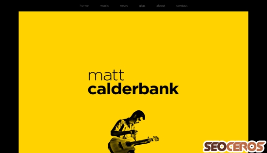 mattcalderbank.co.uk desktop förhandsvisning