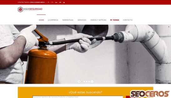 maxiseguridad.com.ar desktop náhled obrázku