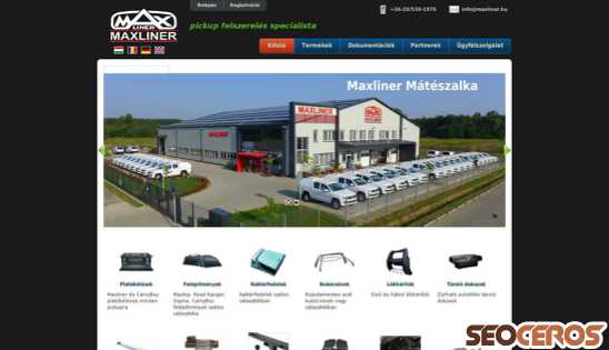 maxliner.hu desktop náhled obrázku
