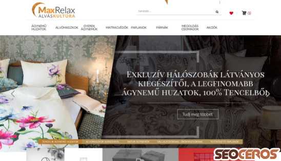 maxrelax.hu desktop Vista previa