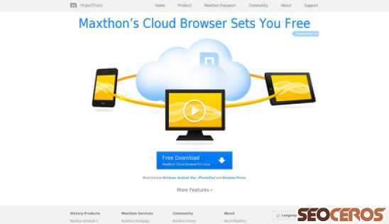 maxthon.com desktop anteprima