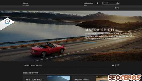 mazda.com desktop náhľad obrázku