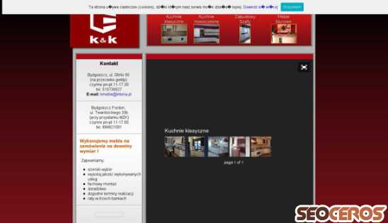 meblekk.com.pl desktop előnézeti kép