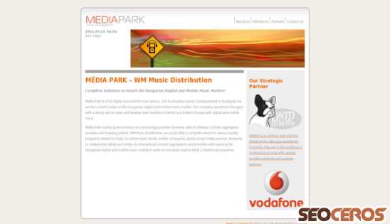 mediapark.hu desktop előnézeti kép