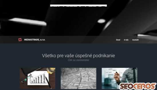 mediastrade.sk desktop preview