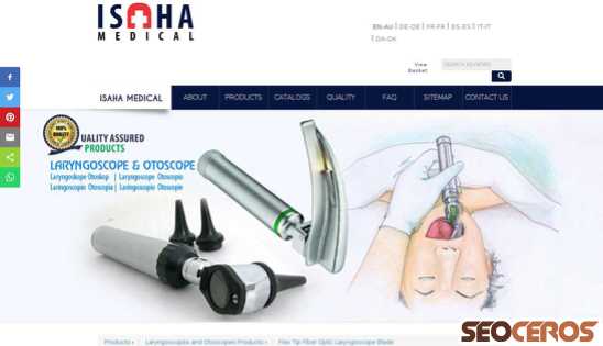 medical-isaha.com/en/product-details/laryngoscope/flex-tip-fiber-optic-laryngoscope-blades//105 desktop előnézeti kép