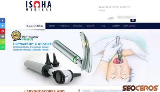 medical-isaha.com/en/products/laryngoscope/flex-tip-fiber-optic-laryngoscope-blades desktop preview