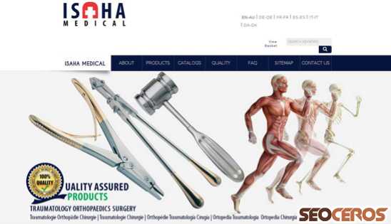 medical-isaha.com/en/products/orthopedic-surgery-instruments-tools/wire-guides desktop előnézeti kép