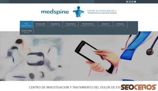 medspine.es desktop náhled obrázku