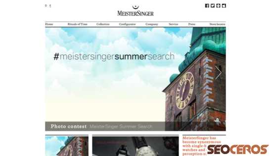 meistersinger.net desktop vista previa