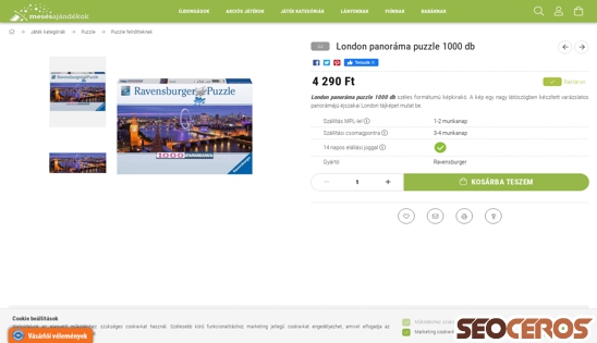 mesesajandekok.hu/London-panorama-puzzle-1000-db desktop náhled obrázku