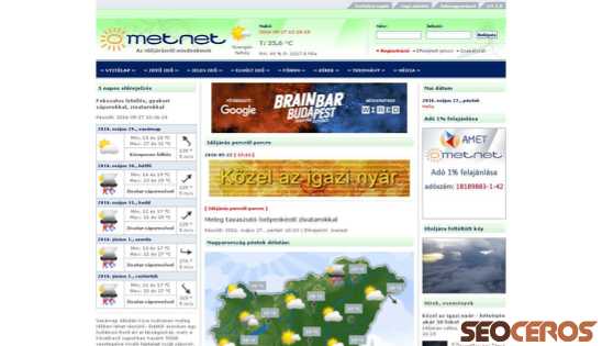 metnet.hu desktop náhled obrázku