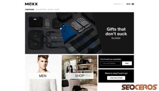 mexx.com desktop obraz podglądowy