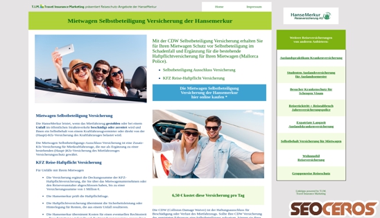 mietwagen-selbstbeteiligung-versicherung.de desktop prikaz slike