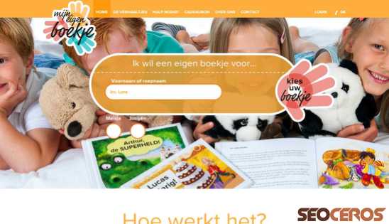mijneigenboekje.nl desktop náhled obrázku