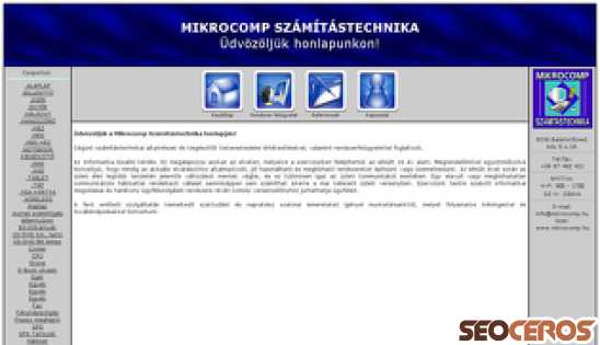mikrocomp.hu desktop preview