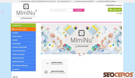miminu.cz desktop anteprima
